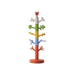 Appendiabiti Tree componibile struttura in acciaio e rivestito in polietilene By Habitat per Bambini di 2H arredi per asilo