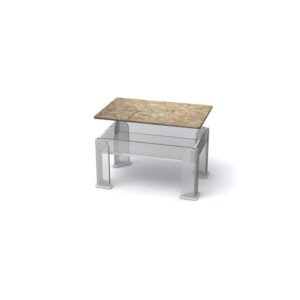 Coperchio quadrato per laboratori linea Giuseppe 100 x 65 cm 100 x 65 By Habitat per Bambini di 2H arredi per asilo