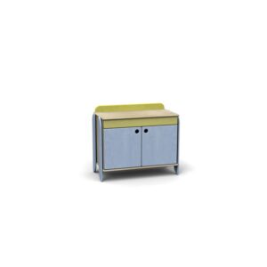 I giochi di ruolo Simply Modulo con ante in legno multistrato 76 x 42 x 73 cm By Habitat per Bambini di 2H arredi per asilo