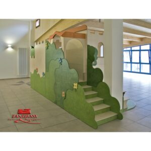 La Casa di Giulietta Struttura gioco polifunzionale in legno multistrato By Habitat per Bambini di 2H arredi per asilo