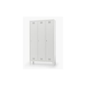 Lock Spogliatoio metallico a 3 posti con serratura 90 x 50 x 180 cm By Habitat per Bambini di 2H arredi per asilo