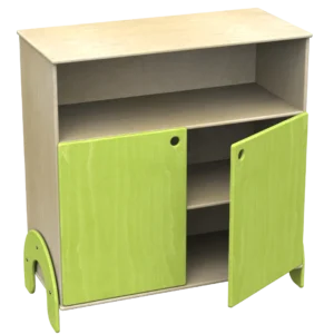 ba0215 Mobile contenitore Lalla con ante e vano a giorno superiore in legno multistrato_habitat_per_bambini_by_2h_srl_arredi_per_asilo