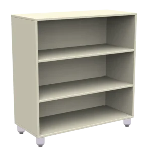 bb0213 Modulo basso Rialto con 2 ripiani a giorno in legno nobilitato_habitat_per_bambini_by_2h_srl_arredi_per_asilo