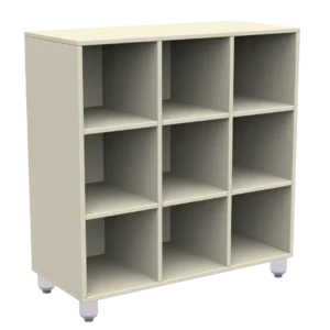 bb0214 Modulo basso Rialto a 9 caselle in legno nobilitato_habitat_per_bambini_by_2h_srl_arredi_per_asilo