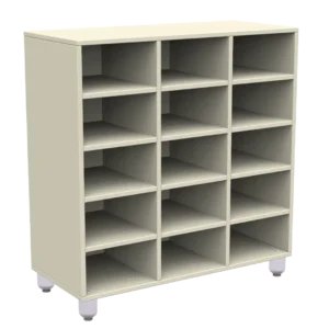 bb0215 Modulo basso Rialto a 15 caselle in legno nobilitato_habitat_per_bambini_by_2h_srl_arredi_per_asilo