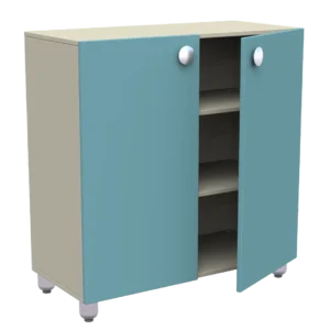 bb0216 Modulo basso Rialto con ante in legno nobilitato_habitat_per_bambini_by_2h_srl_arredi_per_asilo